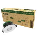 Avon Pro Fire Rated Downlight 4W/6W 4CCT IP65 White RAL 9016 60D 8 Pack