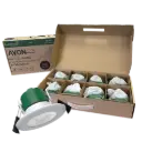 Avon One Fire Rated Downlight 5W 3000K IP65 White 60D 8 Pack
