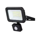 Melbury Floodlight 30W 4000K IP65 Black PIR