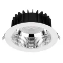 Eyebrook Lens Downlight 6" 35W 4000K IP54 White UGR Semi-Specular 60D