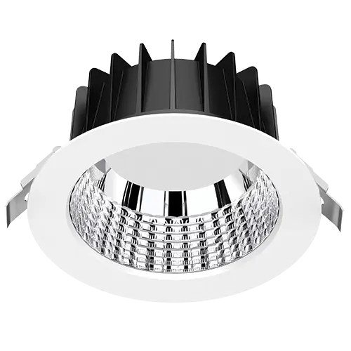 Eyebrook Dome Downlight 6" 16W 3CCT IP54 White Semi-Specular 80D