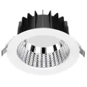 Eyebrook Dome Downlight 6" 16W 3CCT IP54 White Semi-Specular 80D