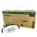 Avon Pro Fire Rated 360° Gimbal Downlight 4W/6W 4CCT IP54 White 60D 8 Pack