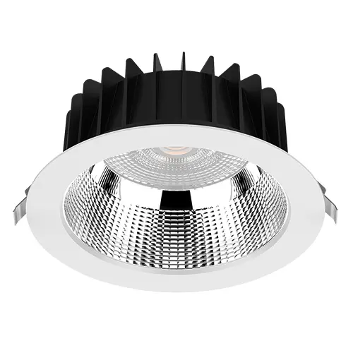 Eyebrook Lens Downlight 6" 25W 4000K IP54 White UGR Semi-Specular 60D