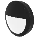 Hollingworth Diecast Eyelid Bulkhead 12W/16W/18W 3CCT IP65 Black Plug & Play Photocell