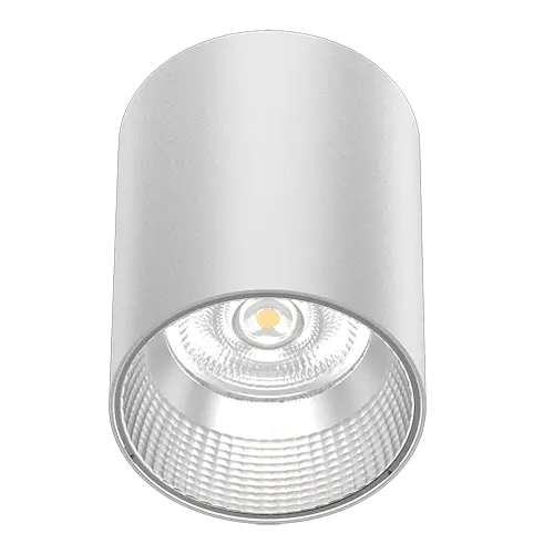 Eyebrook Surface Downlight 4" 25W 4000K IP54 White Semi-Specular 60D