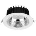 Eyebrook Lens Downlight 6" 18W 4000K IP54 White UGR Semi-Specular 60D