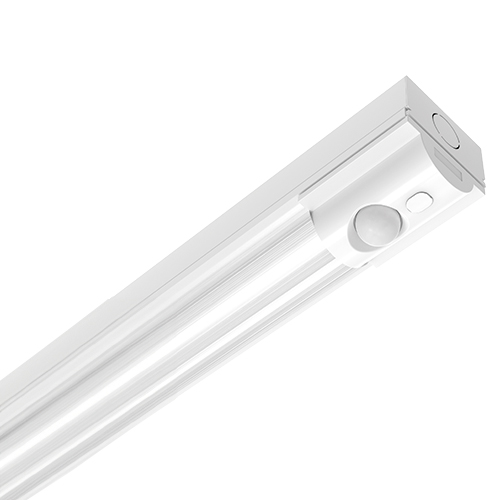 Sutton Plus Batten 4ft Single 19W 2CCT 4K/6K White HO Emergency & Integral PIR