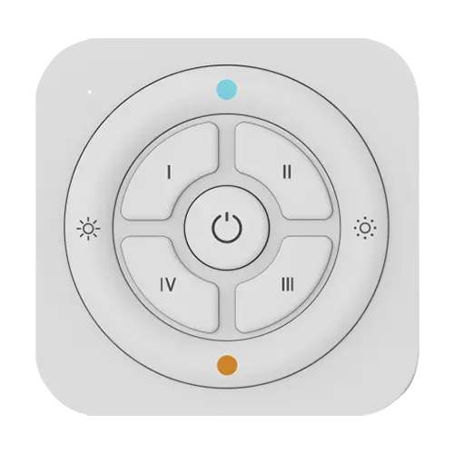 truSmart Blanco 9 Button Bluetooth Remote Controller White Battery