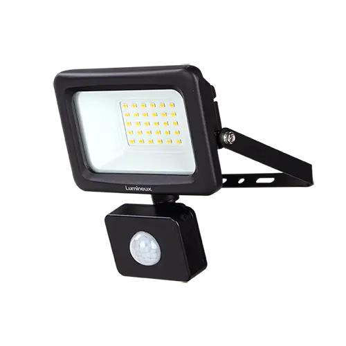 [431371-PIR] Melbury Floodlight 20W 4000K IP65 Black PIR