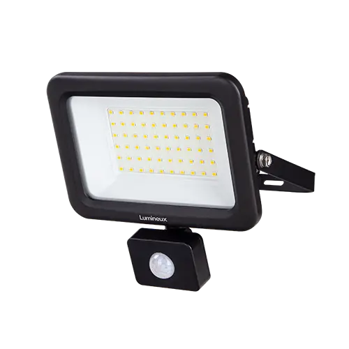 [431373-PIR] Melbury Floodlight 50W 4000K IP65 Black PIR