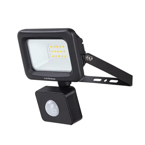 [431370-PIR] Melbury Floodlight 10W 4000K IP65 Black PIR
