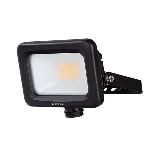 [431376] Melbury Plus Floodlight 10W 4000K IP65 Black Plug & Play 