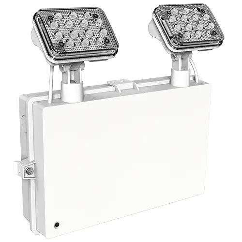 [430951-WH] Draycote Emergency Twin Spot 2.5W 6500K IP65 White E-SEL3 Emergency