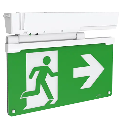[430953-WH] Fontburn Emergency Exit Sign 2.5W 6500K White E-SEL3 Emergency