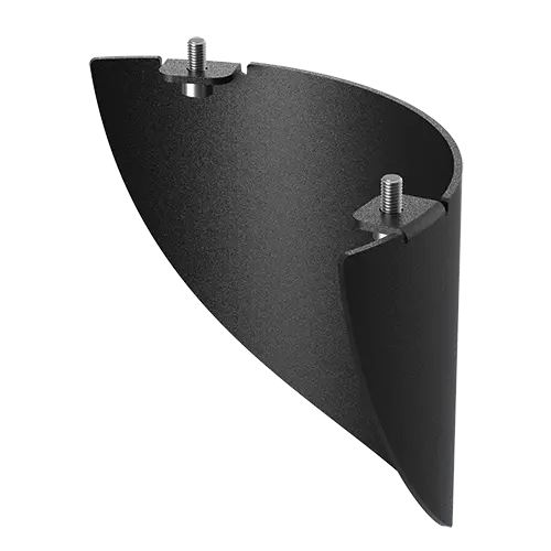 [430692] Leighton Bollard Rear Visor Black