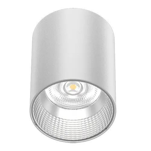 [430228-WH] Eyebrook Surface Downlight 4" 25W 4000K IP54 White Semi-Specular 60D