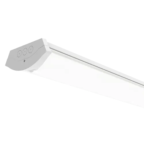 [440012-E3] truSmart Sierra Academic Batten 4ft Twin 34W 4000K White IP20 PIR E-SEL3 Emergency